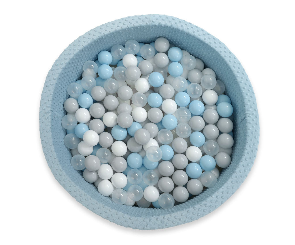 Plastic balls for the dry pool 50pcs - light blue