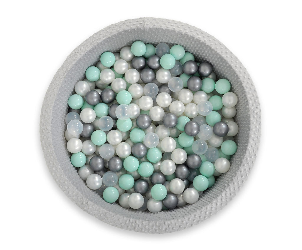 Plastic balls for the dry pool 50pcs - light mint