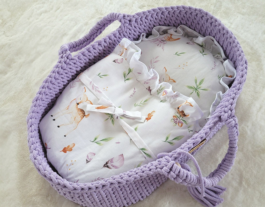 Baby doll swaddling blanket - forest softness
