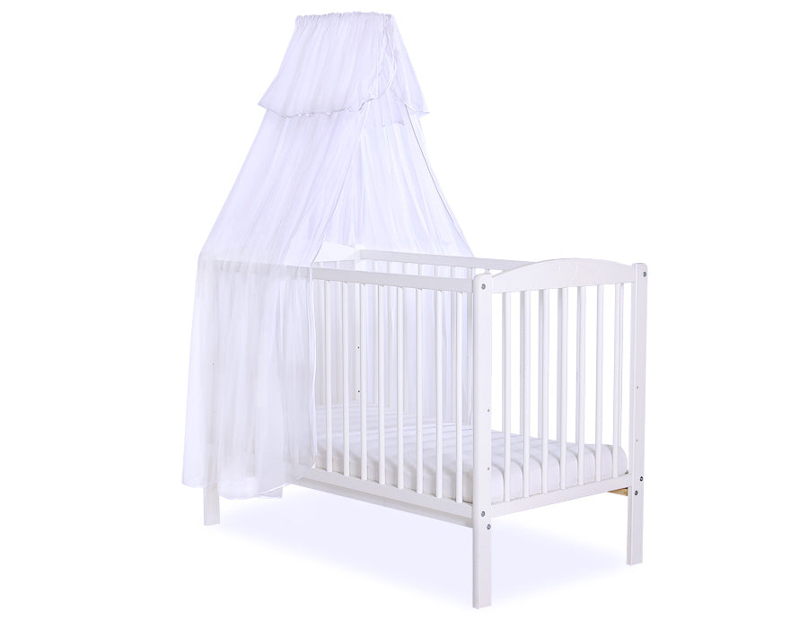 Mosquito-net made of chiffon- white