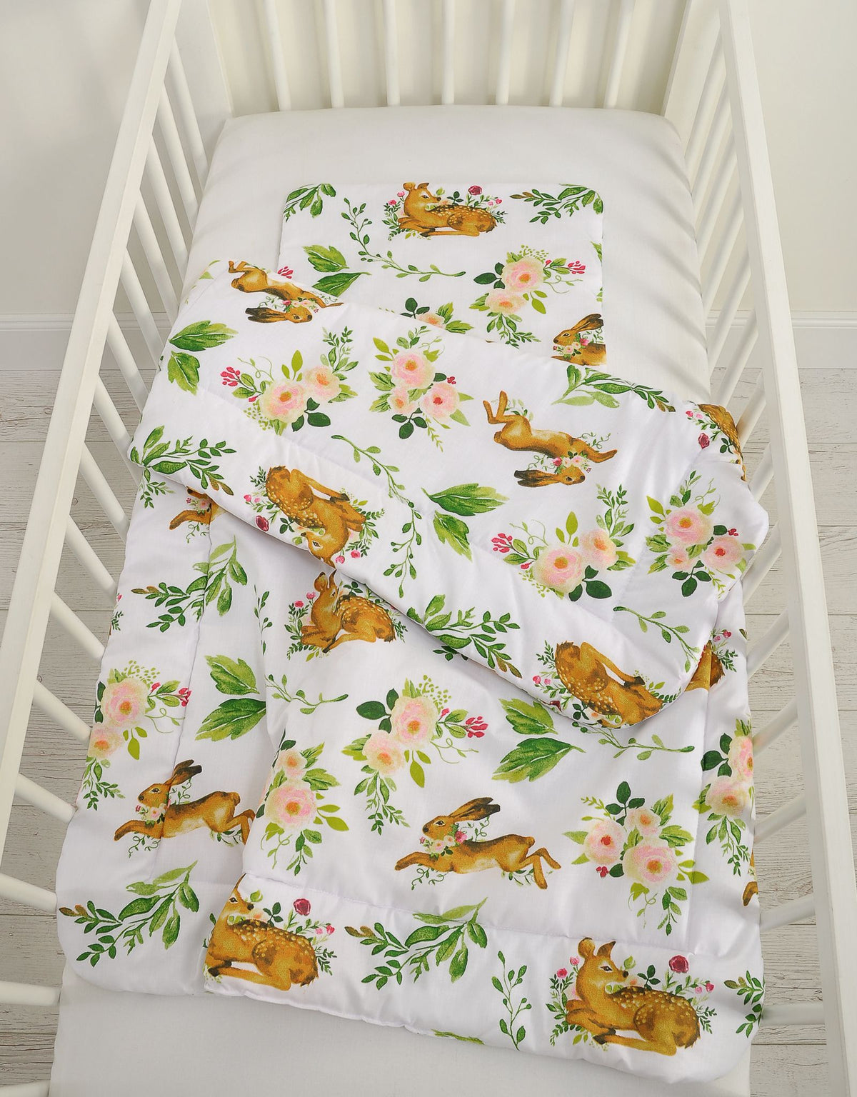Bedding set 2-pcs with filling 135x100 cm - in the forest