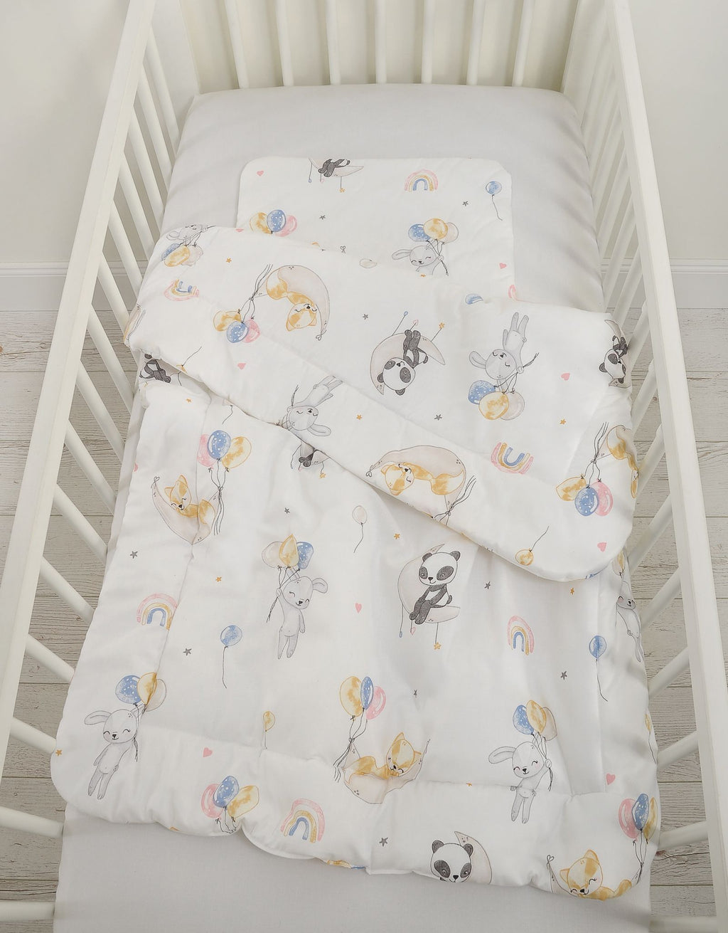 Bedding set 2-pcs with filling 135x100 cm - balloons