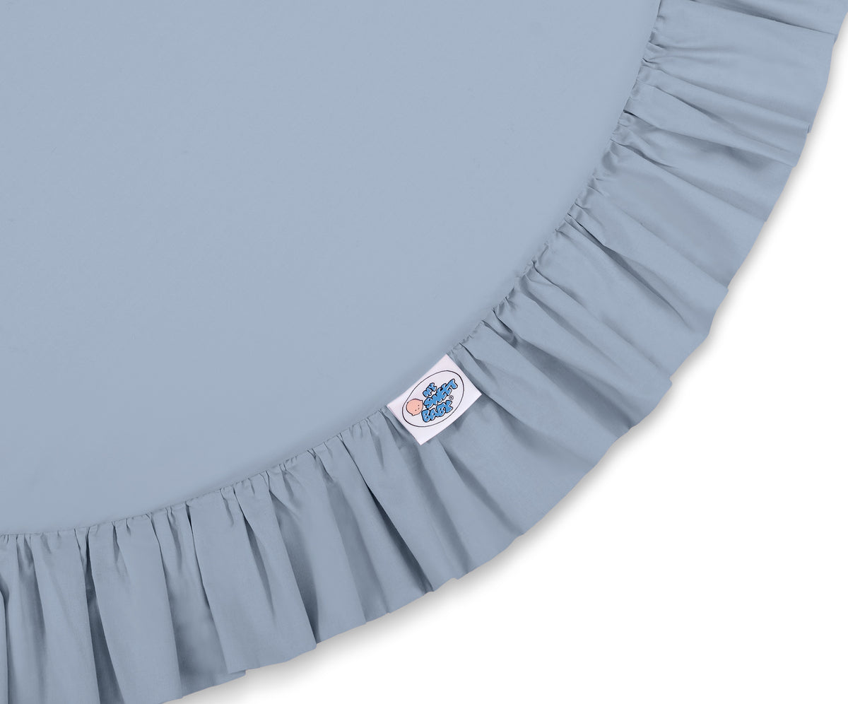 Floor play mat - pastel blue