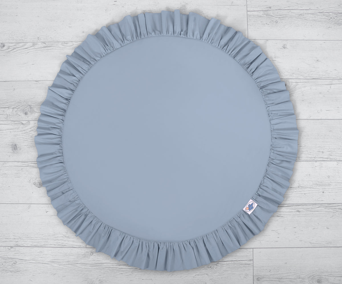 Floor play mat - pastel blue