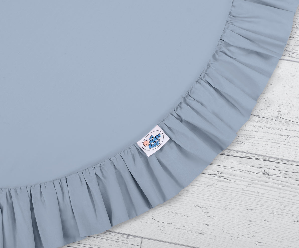 Floor play mat - pastel blue