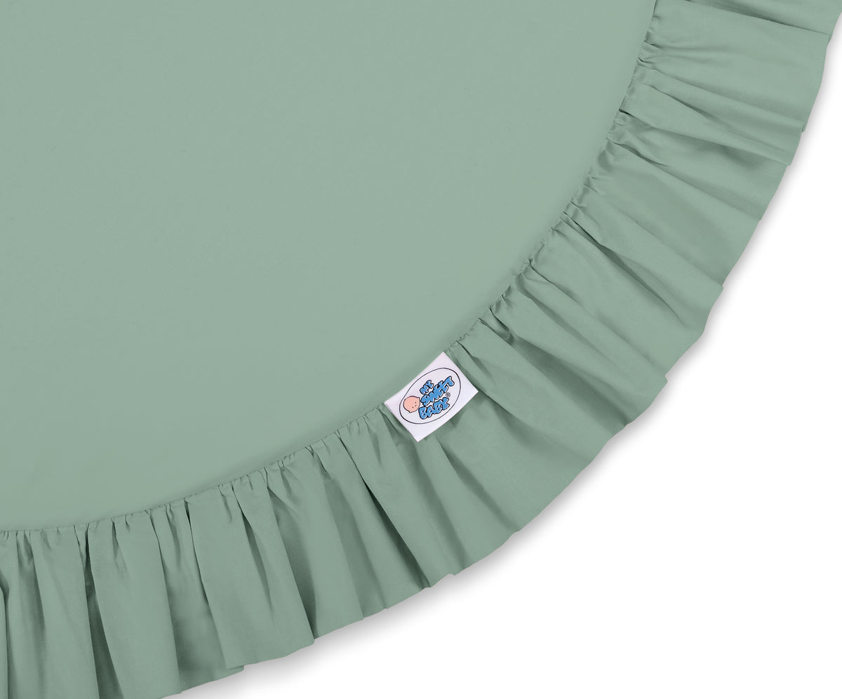 Floor play mat - pastel green