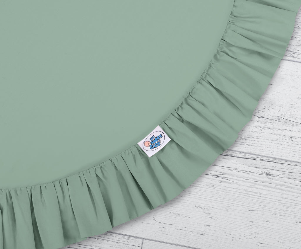 Floor play mat - pastel green