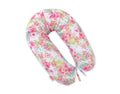 Cotton pillowcase for pregnancy pillow Longer - Hummingbirds in flowers