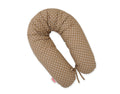 Cotton pillowcase for pregnancy pillow Longer - White spots on brown
