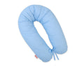 Cotton pillowcase for pregnancy pillow Longer - Blue dots