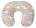 Breastfeeding Pillow Nursing Croissant Pillow, removable, Hands-Free Feeding- Twinkle Woodland
