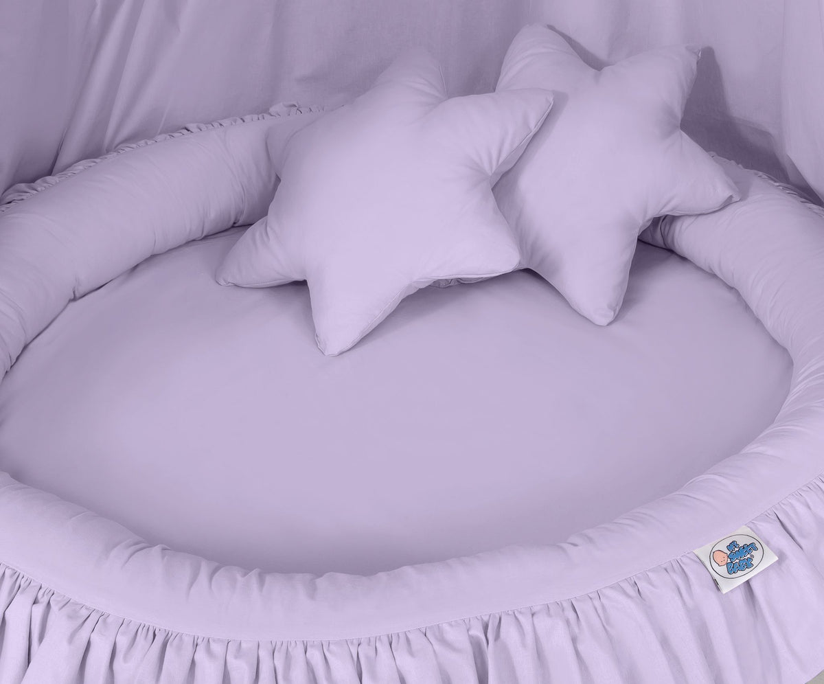 Nest with flounce - lila