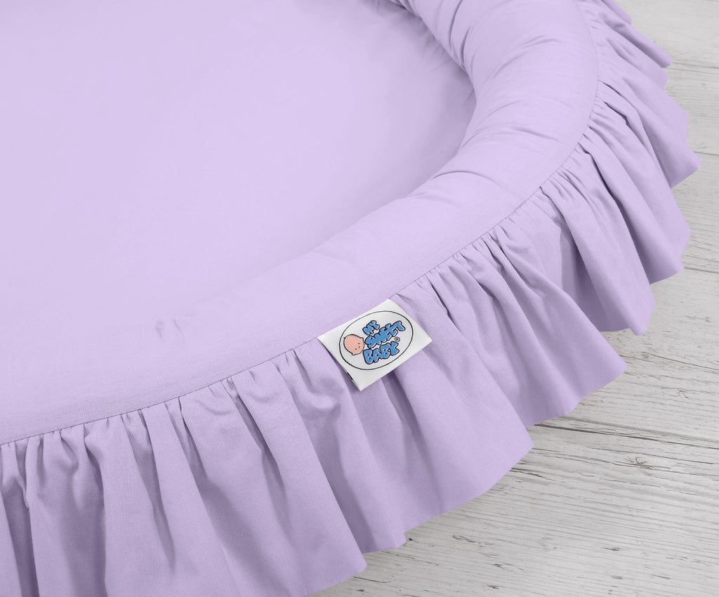 Nest with flounce - lila