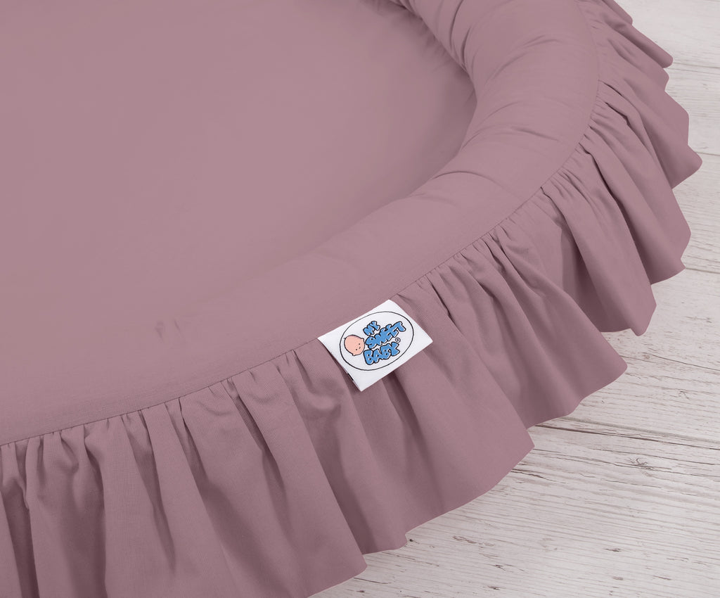Nest with flounce - pastel violet