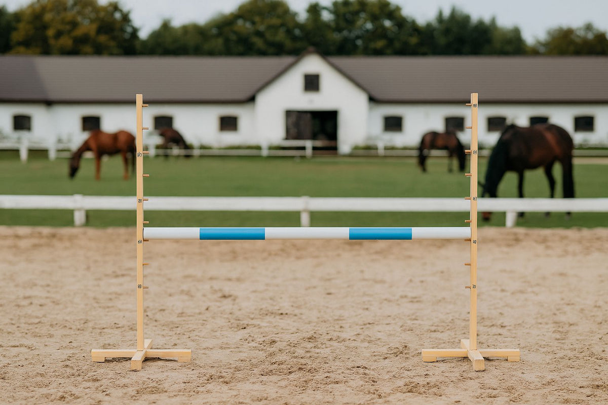 Hobby Horse jumping bar - light blue - 120 cm