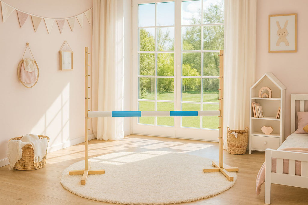Hobby Horse jumping bar - light blue - 120 cm