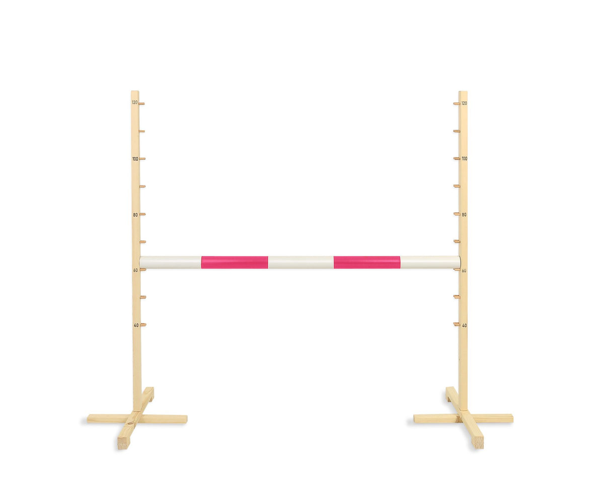 Jumping obstacle for Hobby Horse 120cm, beam pink