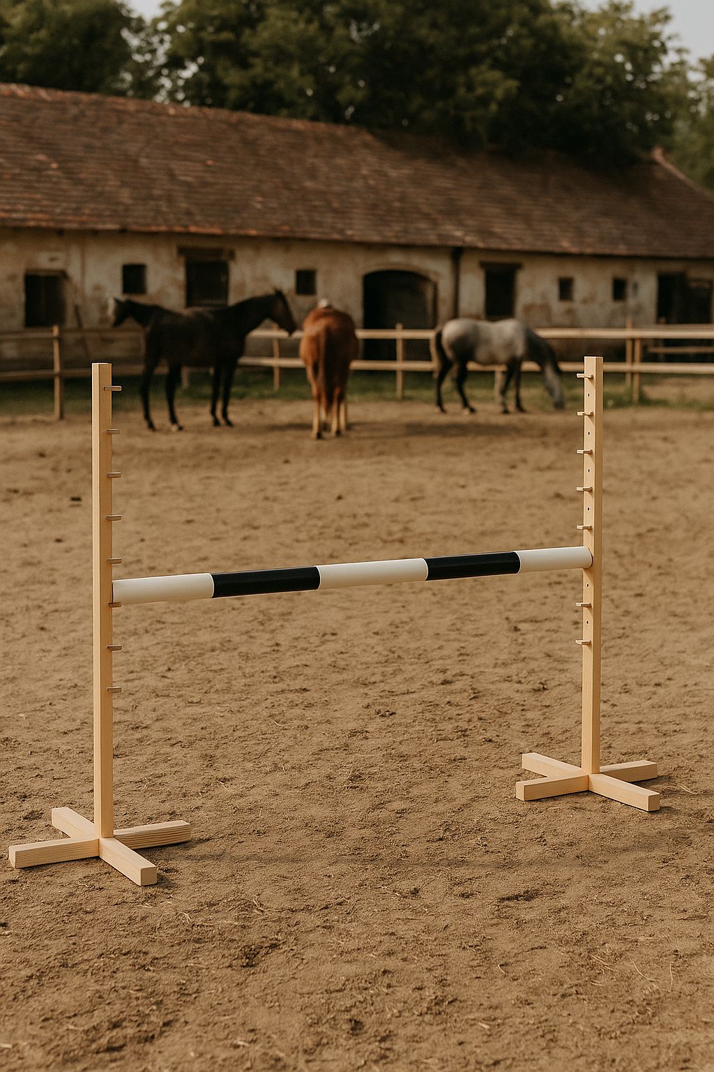 Hobby Horse jumping bar - black - 120 cm