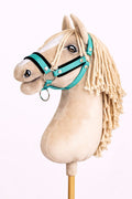 The adjustable halter for Hobby Horse A3 - mint with black furry