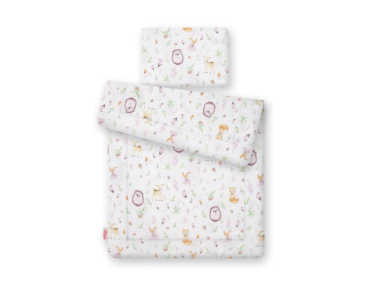 Bedding set 2-pcs 75x100cm NEWBORN - forest softness