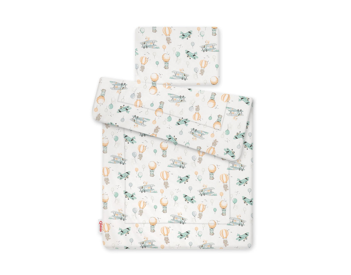 Bedding set 2-pcs 75x100cm NEWBORN - sky adventure