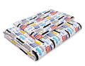 Bedding set 2-pcs with filling 135x100 cm - colorful cars