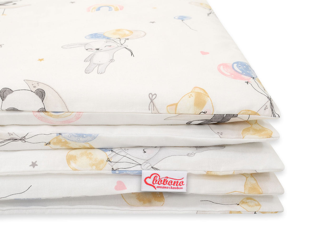 Baby cotton bedding set 2-pcs 135x100 cm - balloons