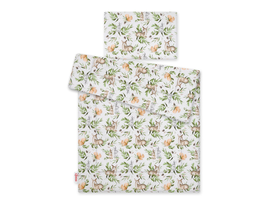 Bedding set 2-pcs with filling - woodland green