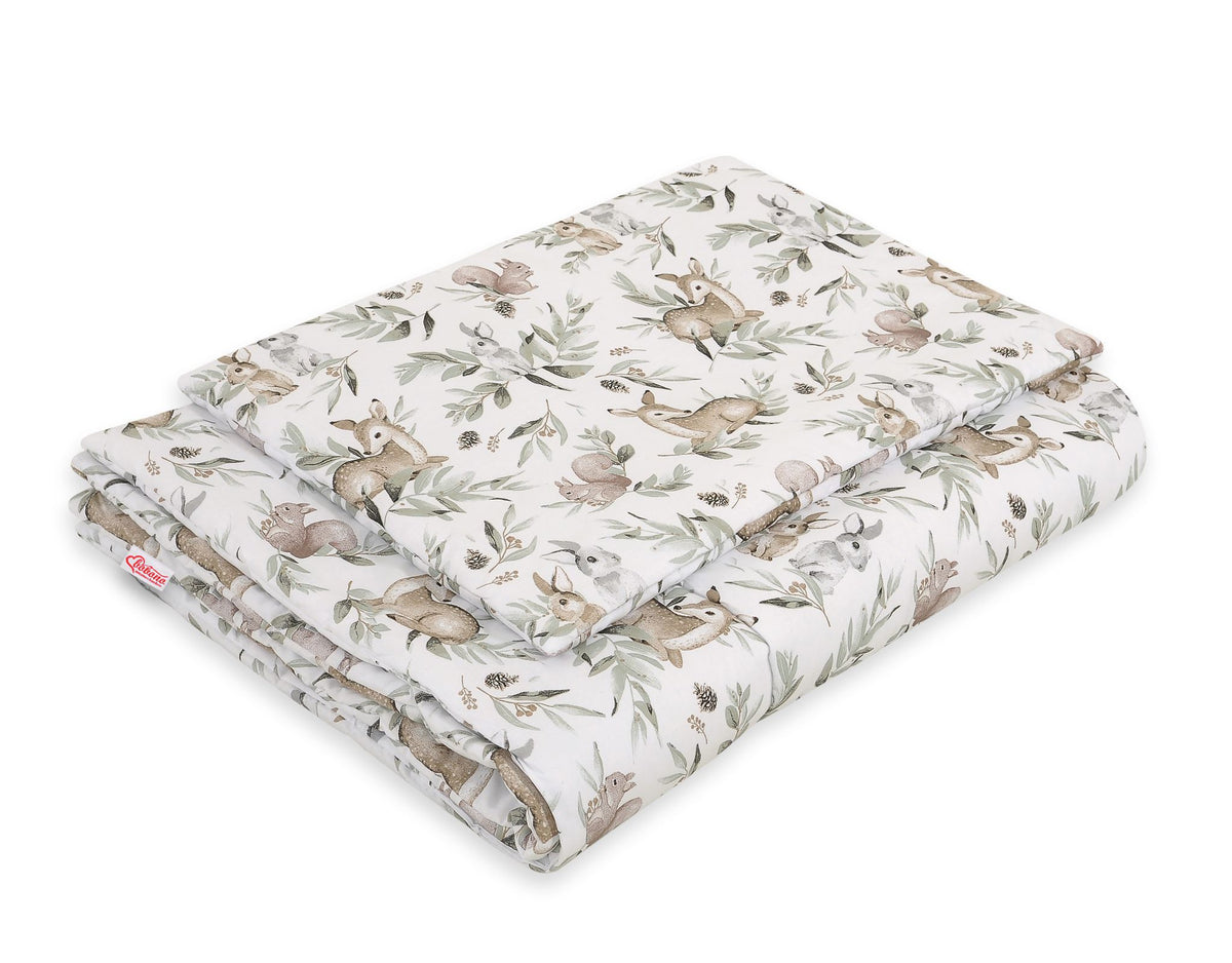Bedding set 2-pcs with filling - woodland olive