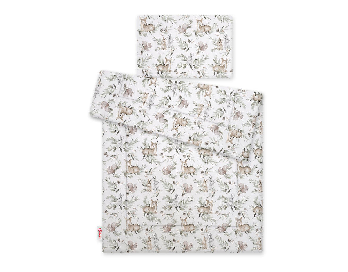 Bedding set 2-pcs with filling - woodland olive