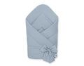 Baby nest with bow - pastel blue