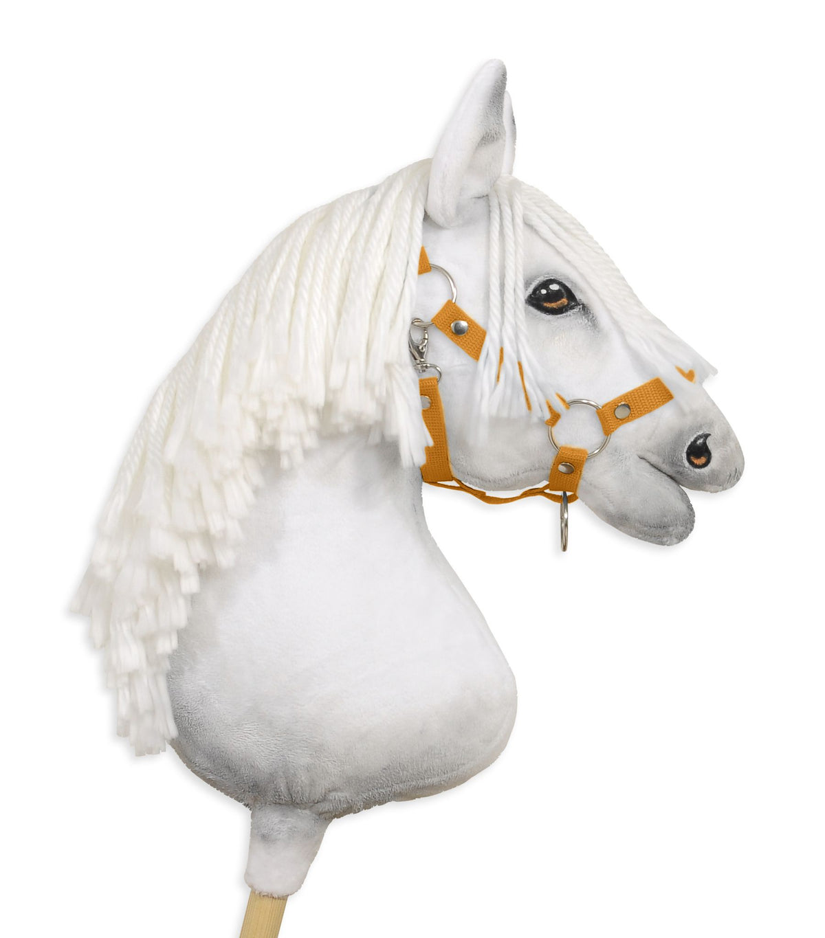 The adjustable halter for Hobby Horse A3 - honey yellow