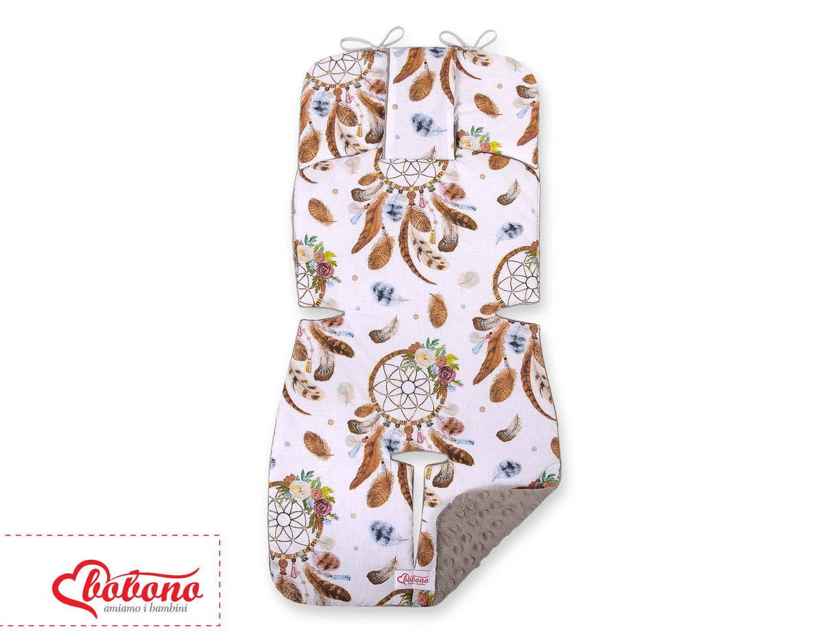 Double-sided cart insert BOBONO -dream catchers white/gray