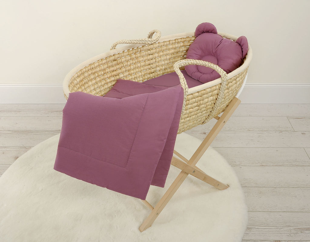 Blanket with pillow - 2pcs set - pastel violet