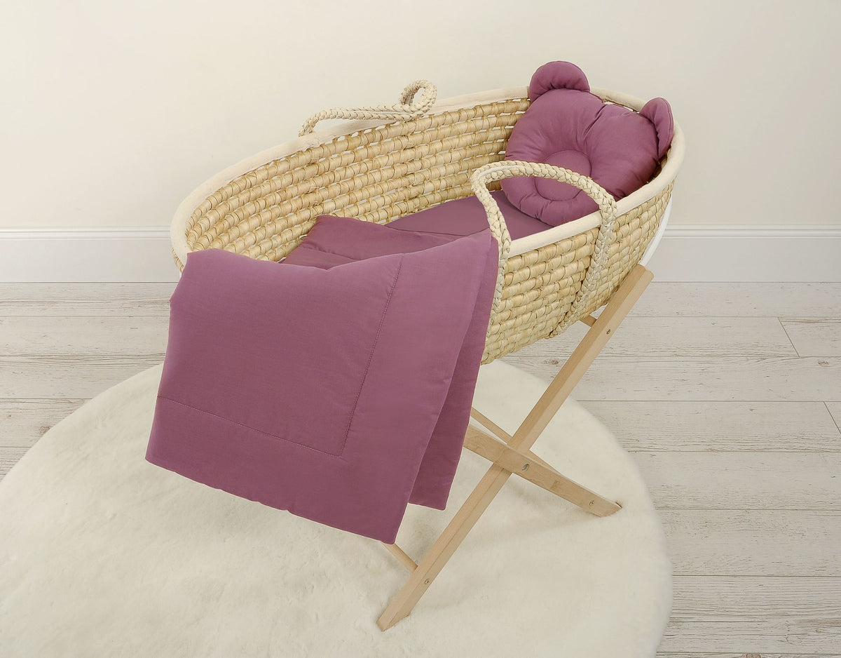 Blanket with pillow - 2pcs set - pastel violet