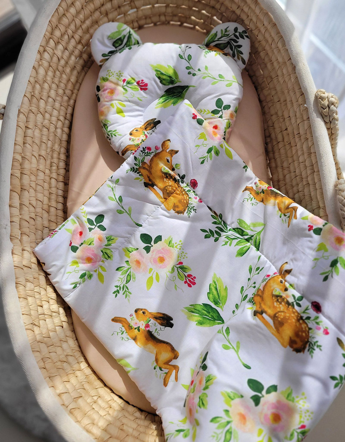 Duvet with pillow Teddy - 2pcs set - in the forest