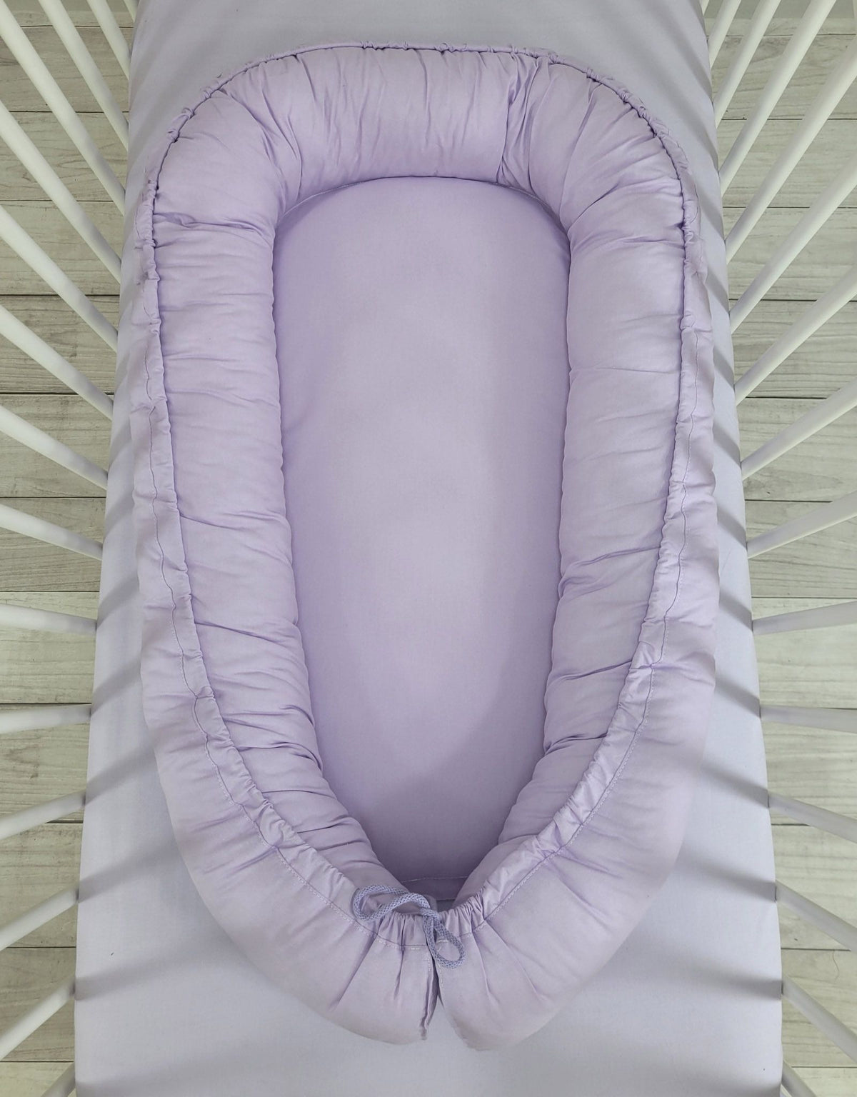 Baby nest double-sided Premium Cocoon for infants MY SWEET BABY- lila