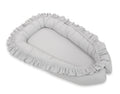 Baby nest Premium Cocoon for infants with a ruffle MY SWEET BABY- grey