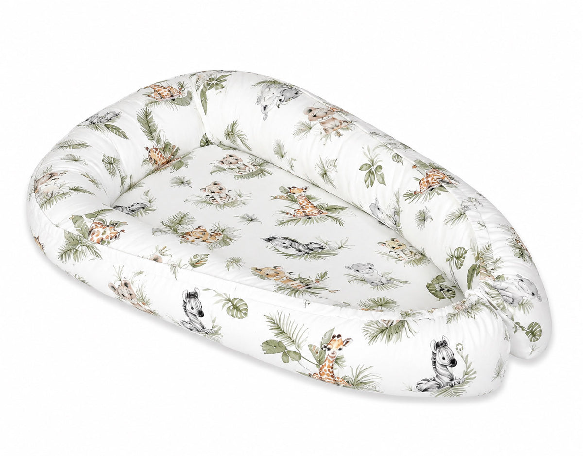 Baby nest double-sided Premium Cocoon for infants MY SWEET BABY- Little Safari