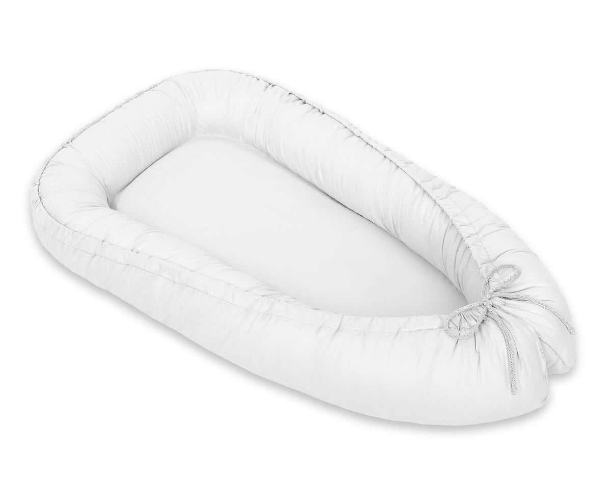 Baby nest double-sided Premium Cocoon for infants MY SWEET BABY- white