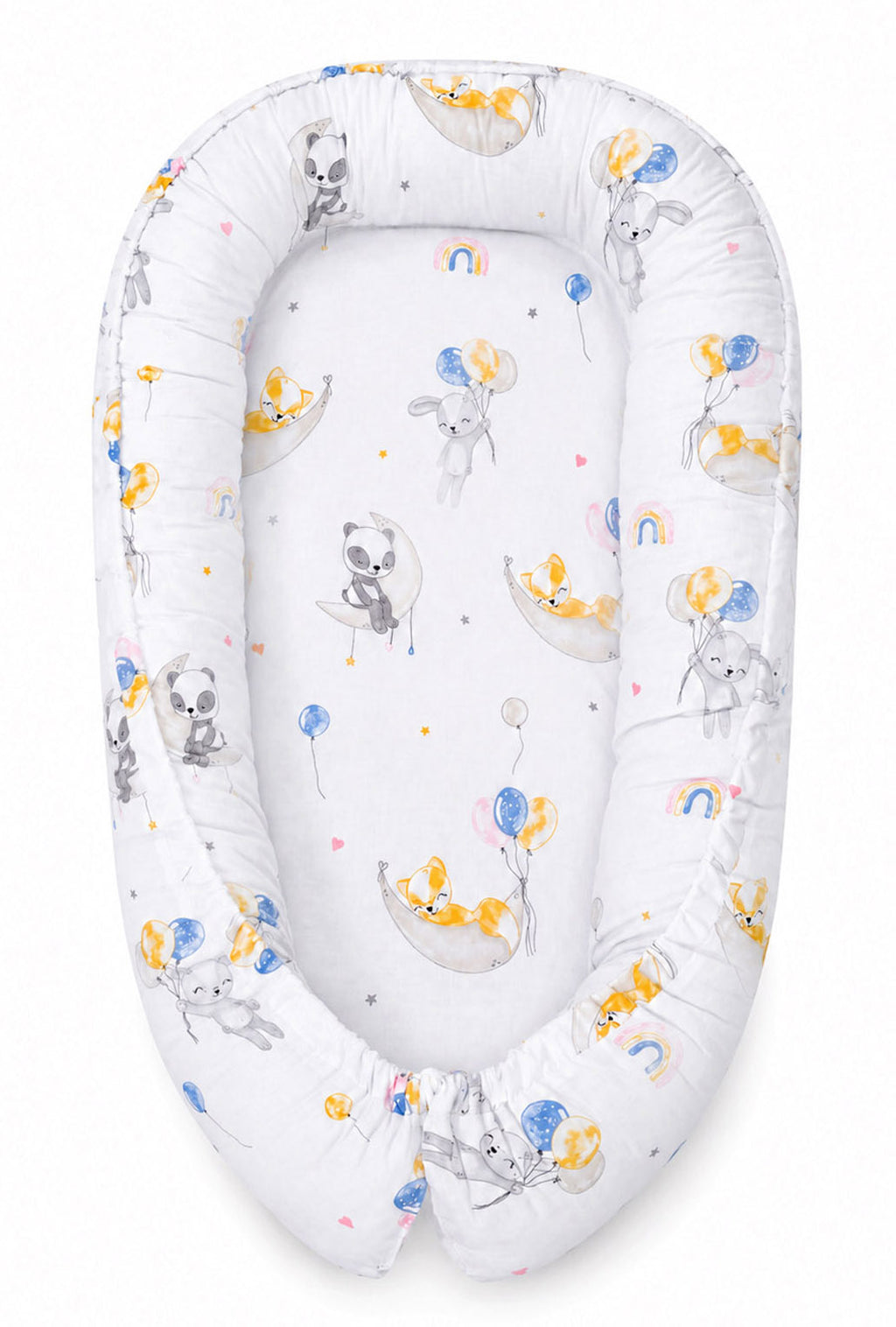 Baby nest double-sided Premium Cocoon for infants MY SWEET BABY- Balloons