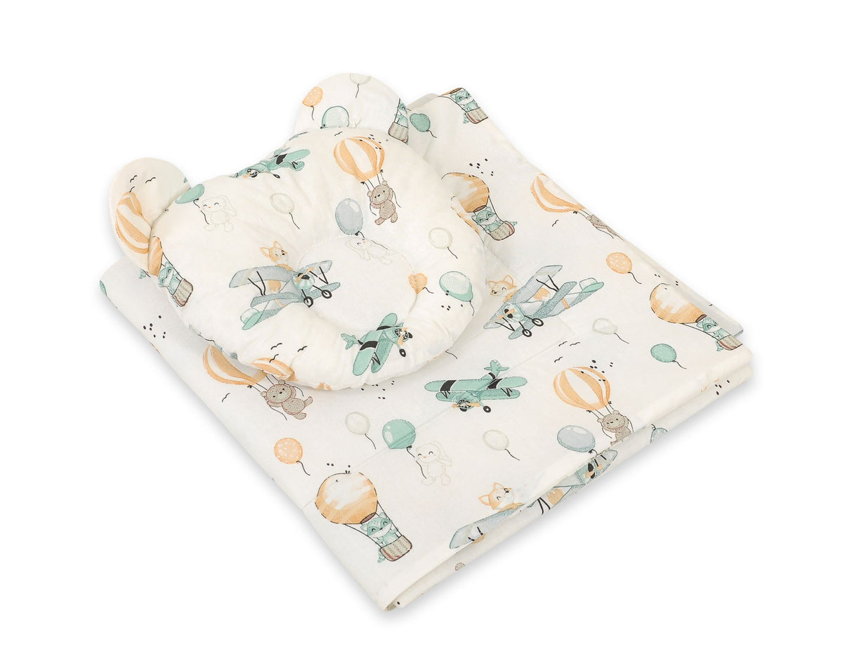 Duvet with pillow Teddy - 2pcs set - sky adventure
