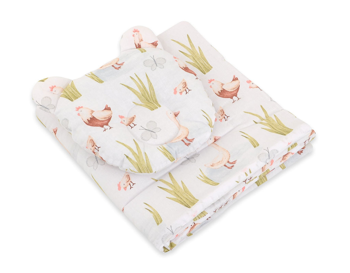 Duvet with pillow Teddy - 2pcs set - In the country