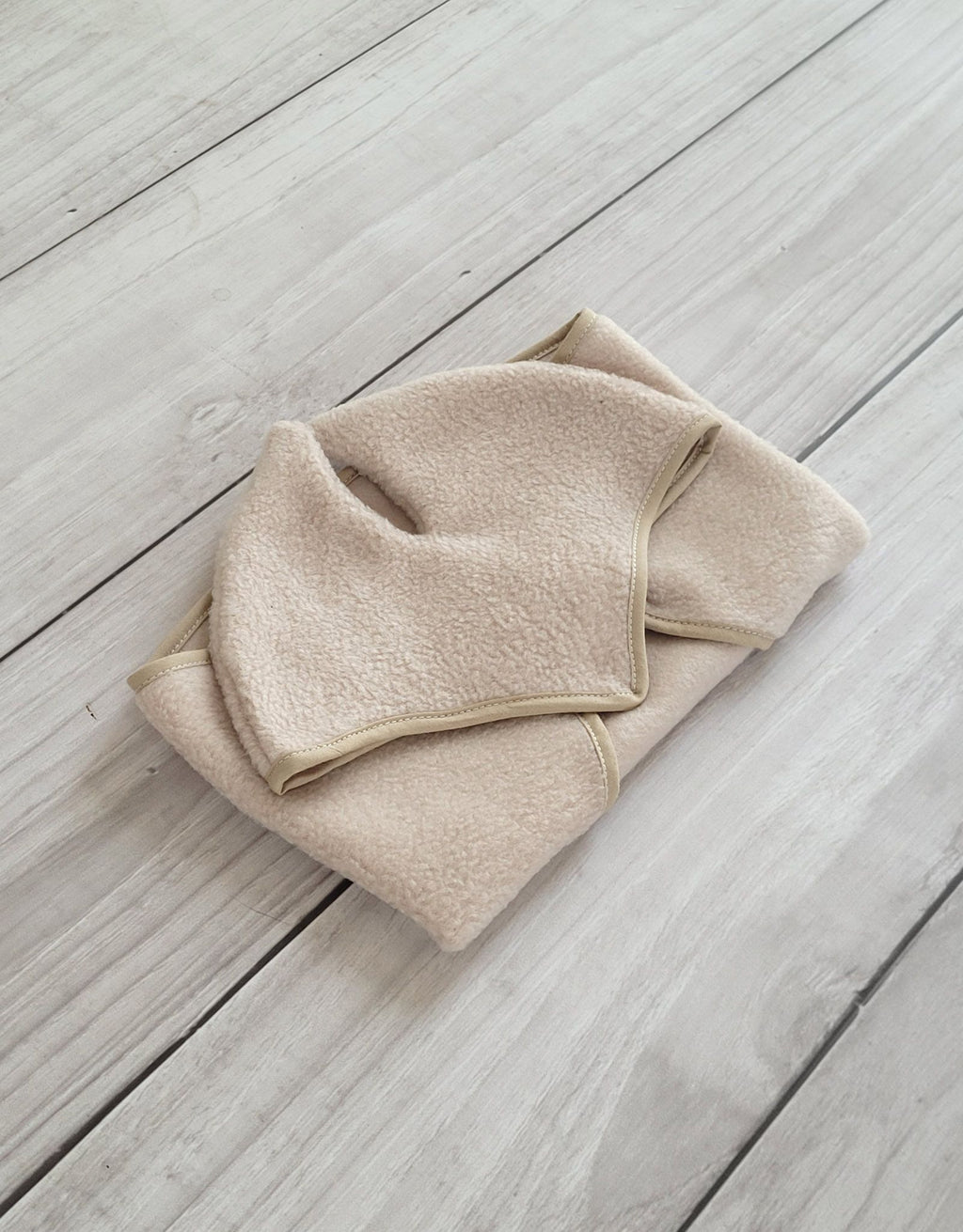 Set for Hobby Horse A4 and A5: Fleece blanket + earmuffs - beige