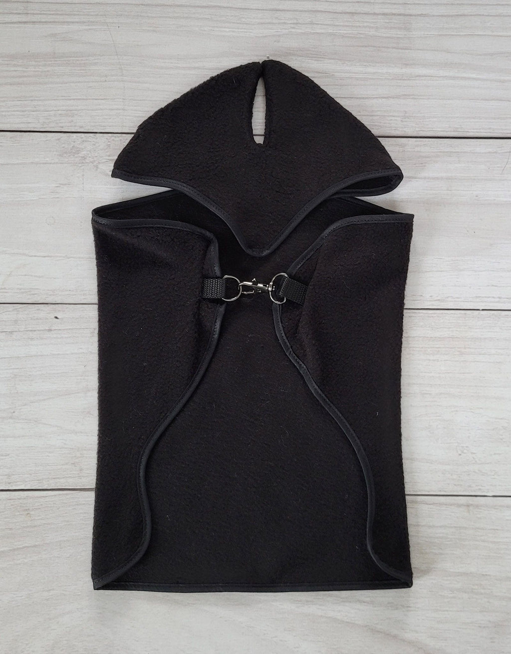 Set for Hobby Horse A3: Fleece blanket + earmuffs - black