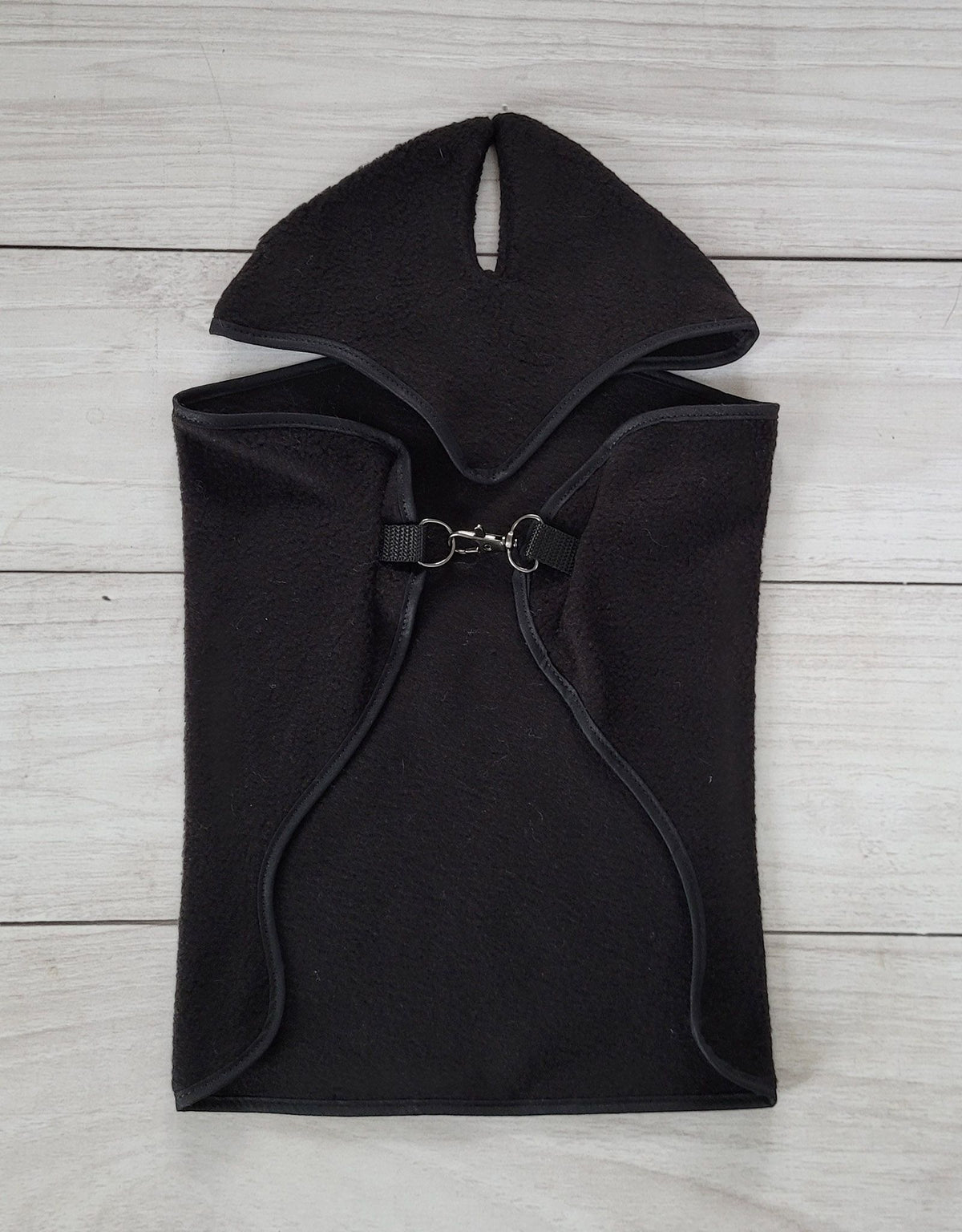 Set for Hobby Horse A3: Fleece blanket + earmuffs - black