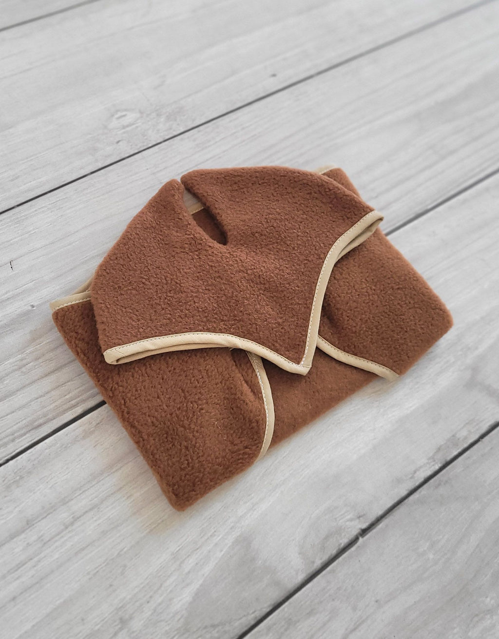 Set for Hobby Horse A4 and A5: Fleece blanket + earmuffs - brown