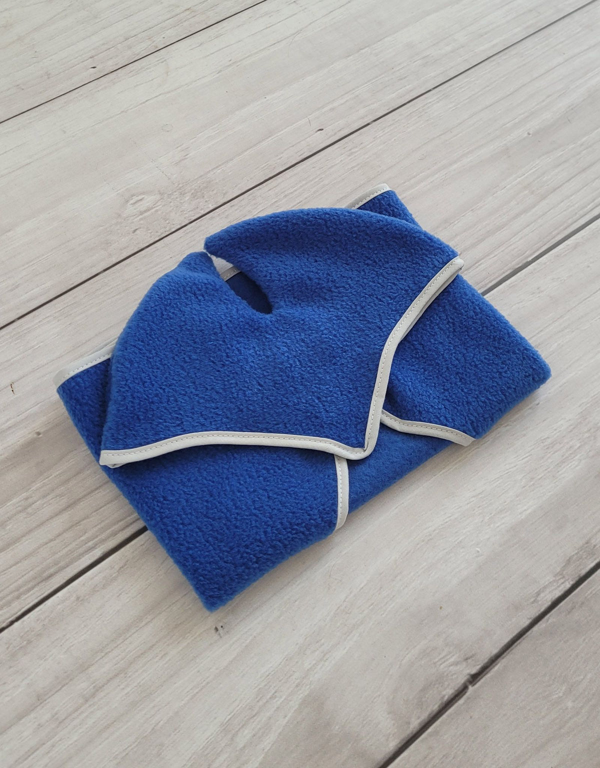 Set for Hobby Horse A4 and A5: Fleece blanket + earmuffs - dark blue