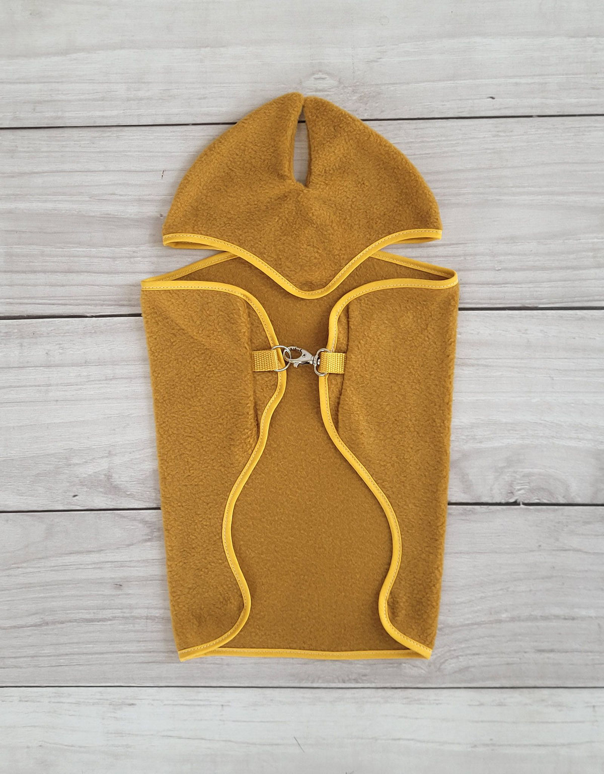 Set for Hobby Horse A3: Fleece blanket + earmuffs - honey yellow