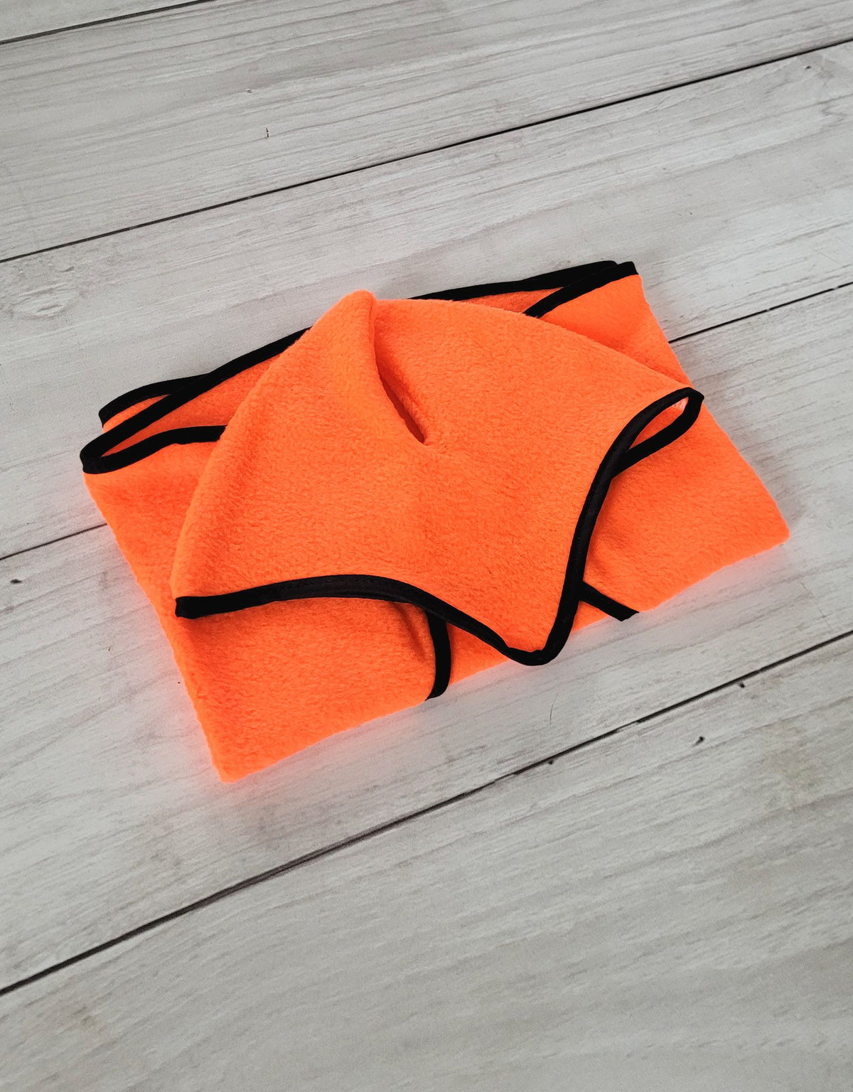 Set for Hobby Horse A3: Fleece blanket + earmuffs - neon orange